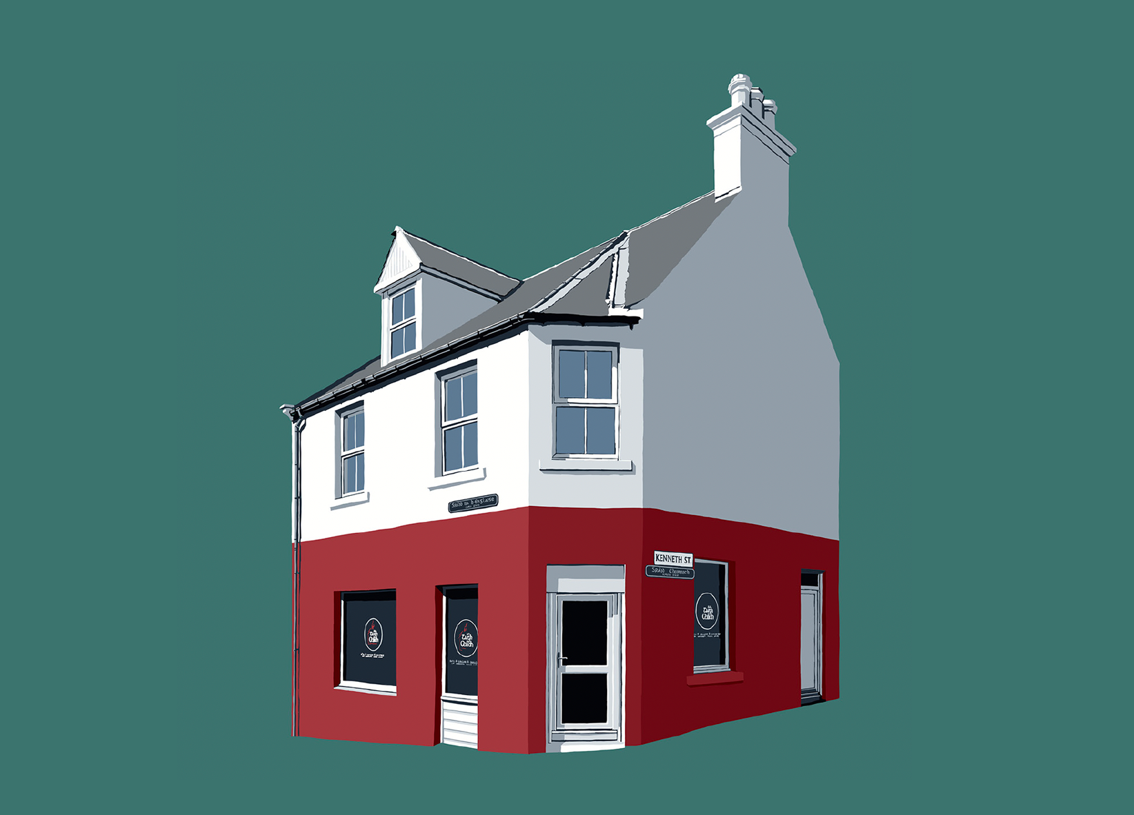 An Taigh Ceilidh shop front, Church Street Stornoway